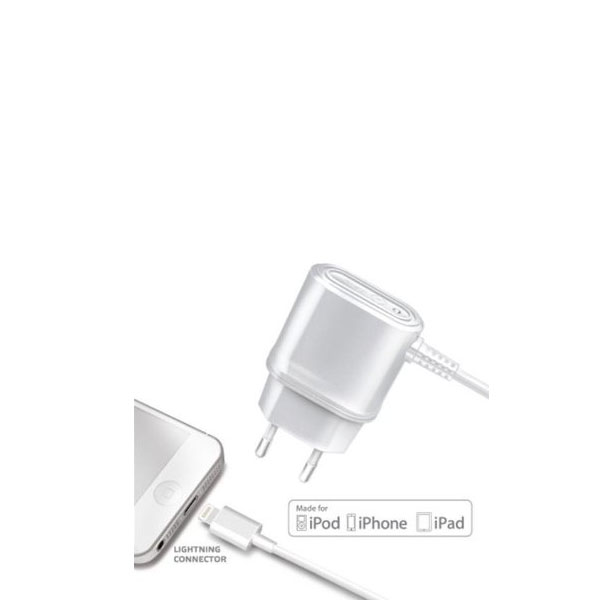 CELLY, putni punjač, USB, 1A, bijeli